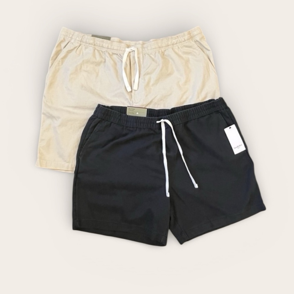 Goodfellow Men's Shorts Set of 2 Size XXL Elastic Waist Pull Bundle NWT summer